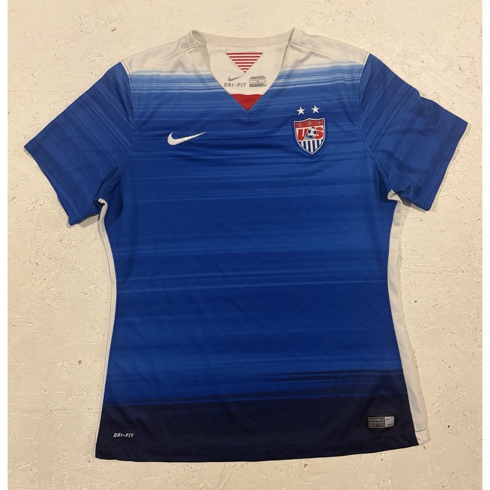 Nike Women's Blue Ombre Soccer Jersey with White Trim